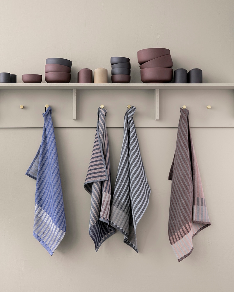 Berry-toned tea towels from ferm LIVING