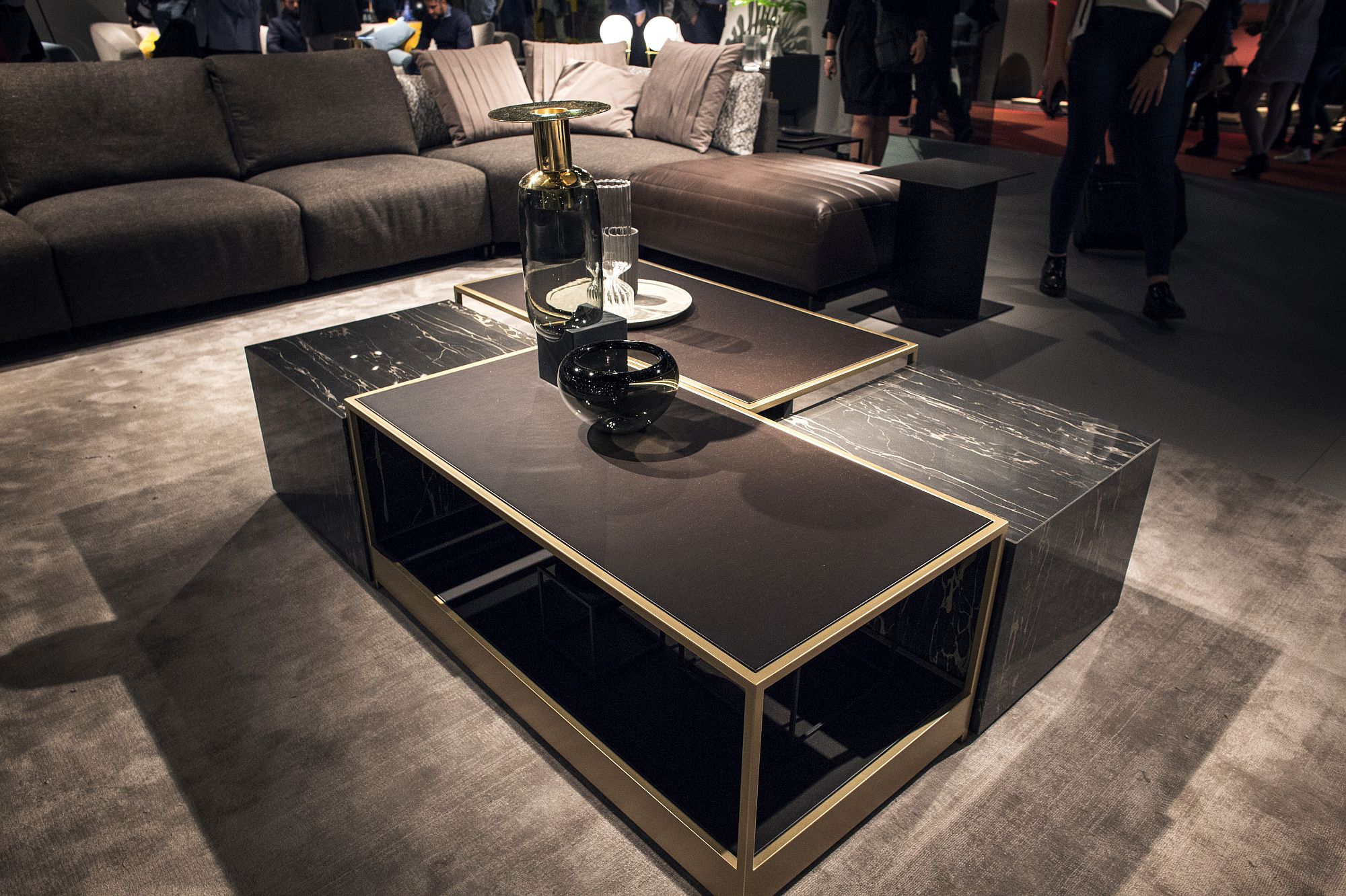 Create your won custom coffee table with storage by using modular pieces