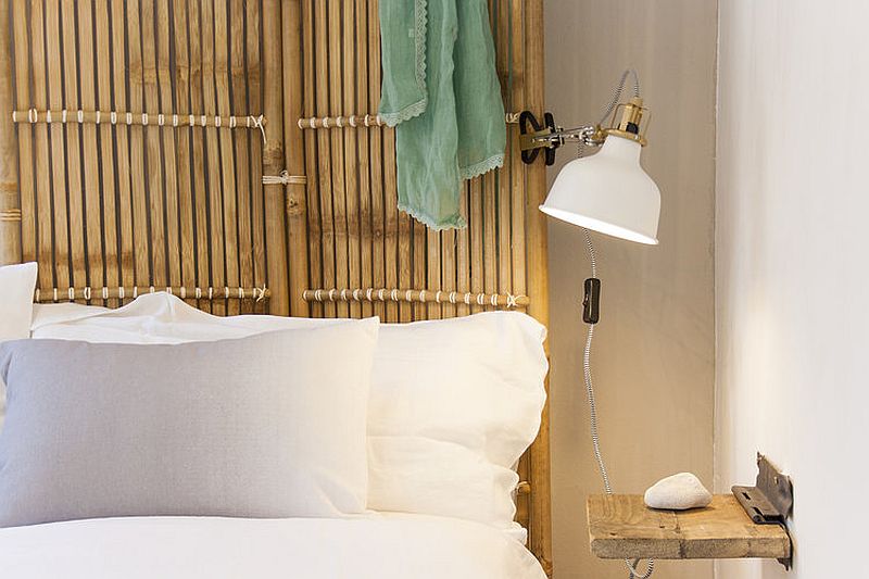 Custom wood and rattan furniture for the beach style bedroom