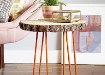 DIY-hairpin-leg-side-table-with-tree-trunk-top-217x155