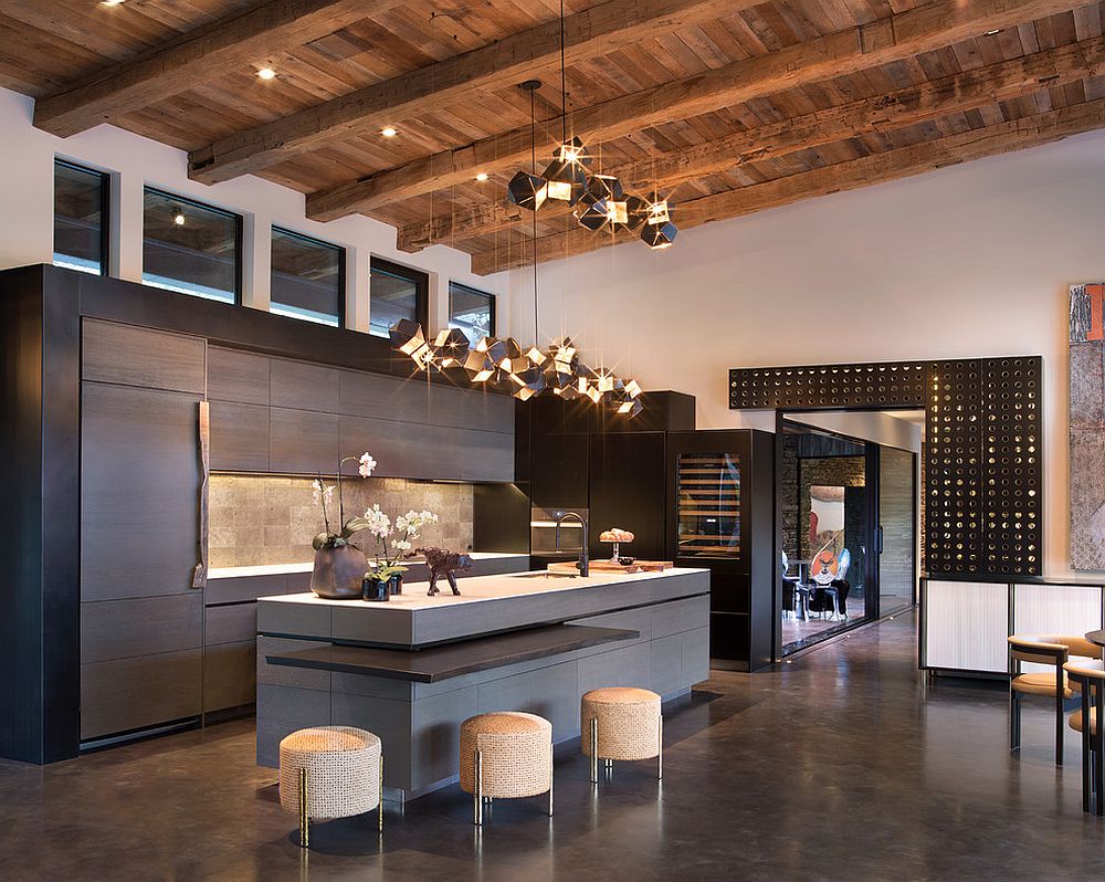 stained concrete floors kitchen