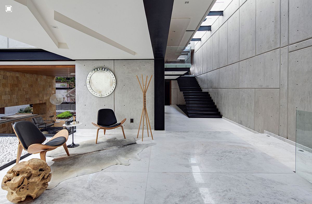 Exposed-concrete-gives-the-interior-a-stylish-contemporary-look