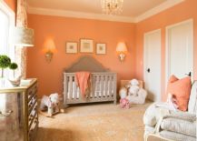 Exquisite-nursery-in-Peach-Blossom-and-white-is-perfect-for-the-baby-girl-217x155