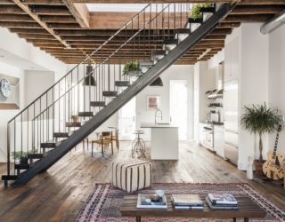 Lorimer Street Townhouse: Light, White and Modern Industrial Panache