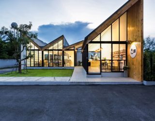 Code Space: Undulating Roof Fashions an Inspired Office in Thailand