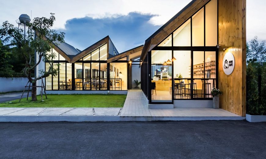 Code Space: Undulating Roof Fashions an Inspired Office in Thailand