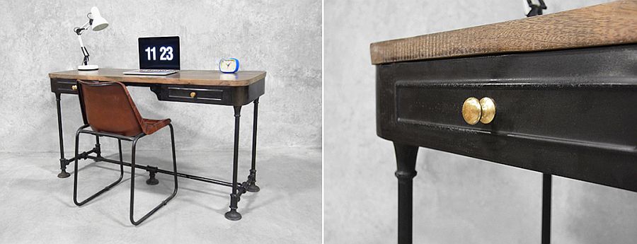 French-Industrial-Desk-with-wooden-top