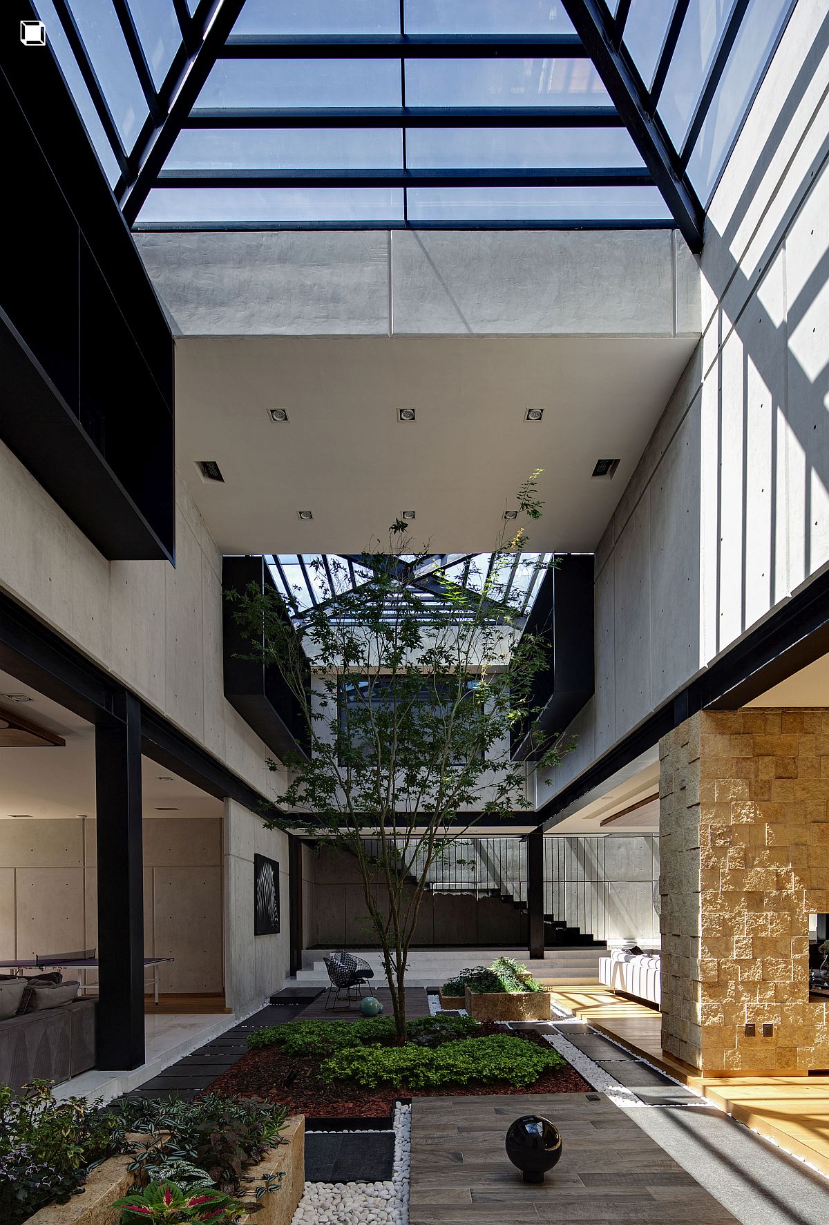 Glass-domes-and-ceilings-keep-out-cold-winds-and-create-green-spaces-inside-the-RO-House