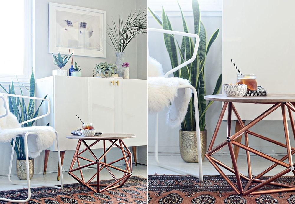 Gorgeous-DIY-side-table-with-copper-base