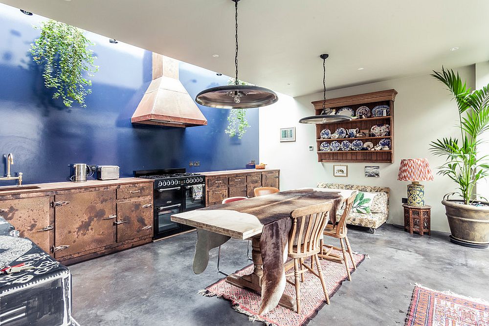 stained concrete floors kitchen