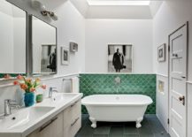 Green-tiles-bring-color-to-modern-bathroom-in-white-217x155