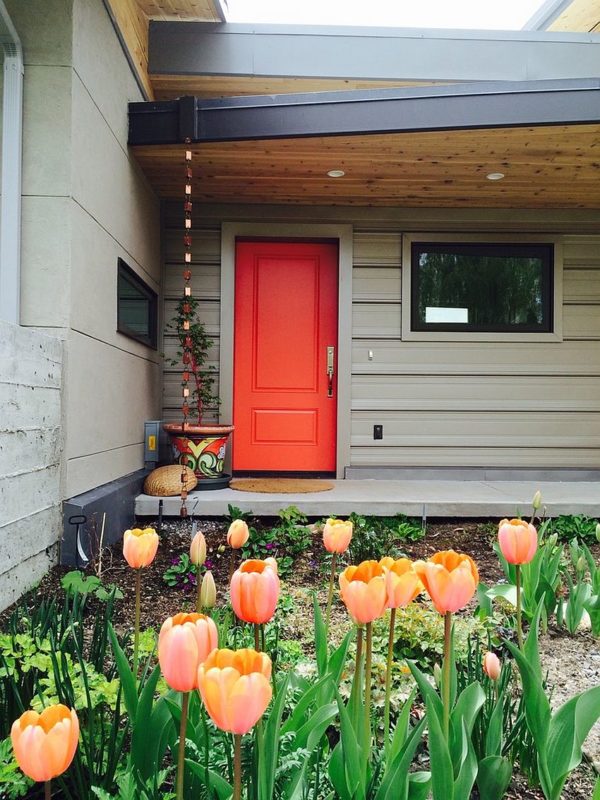 15 Orange Front Door Painting Ideas and Inspirations that Fall
