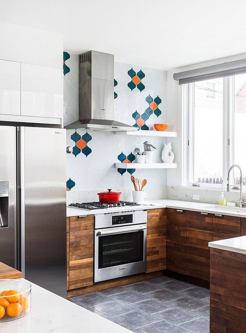 Space-savvy-corner-kitchen-with-reclaimed-pine-cabinets