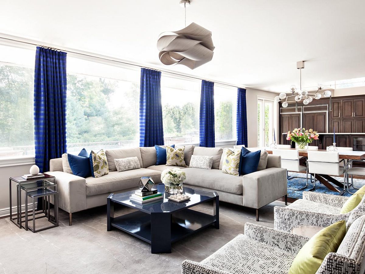 15 Blue Drapes And Curtain Ideas For A Stunning