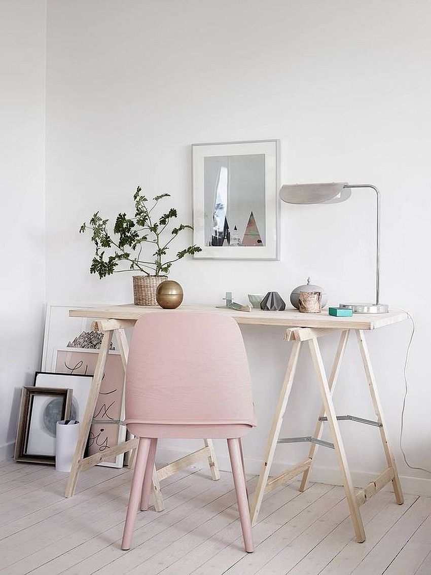 Using decor in light pink to usher in pastel panache