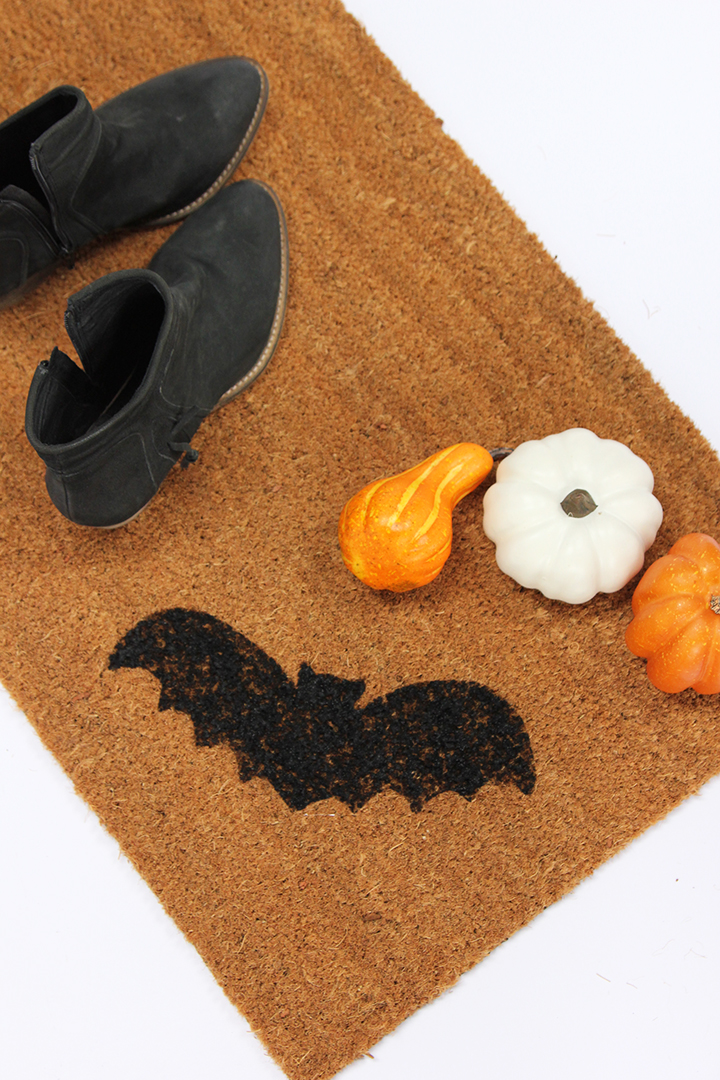 DIY Halloween doormat