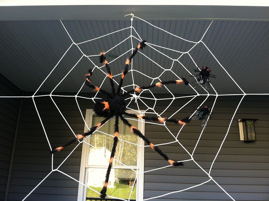 DIY Tangled Spider Web