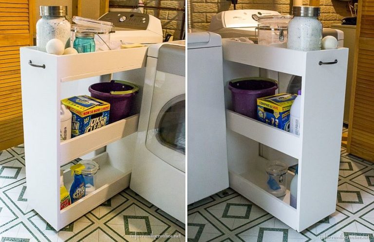Laundry Room Carts: 12 Mobile and Space-Savvy Ways to Organize! | Decoist