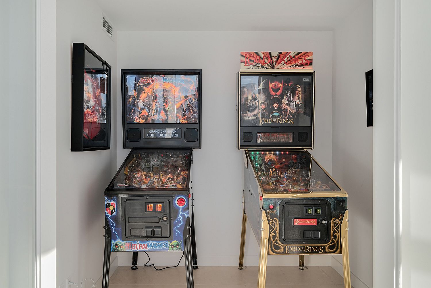 Den with pinball machines can be used in a variety of ways