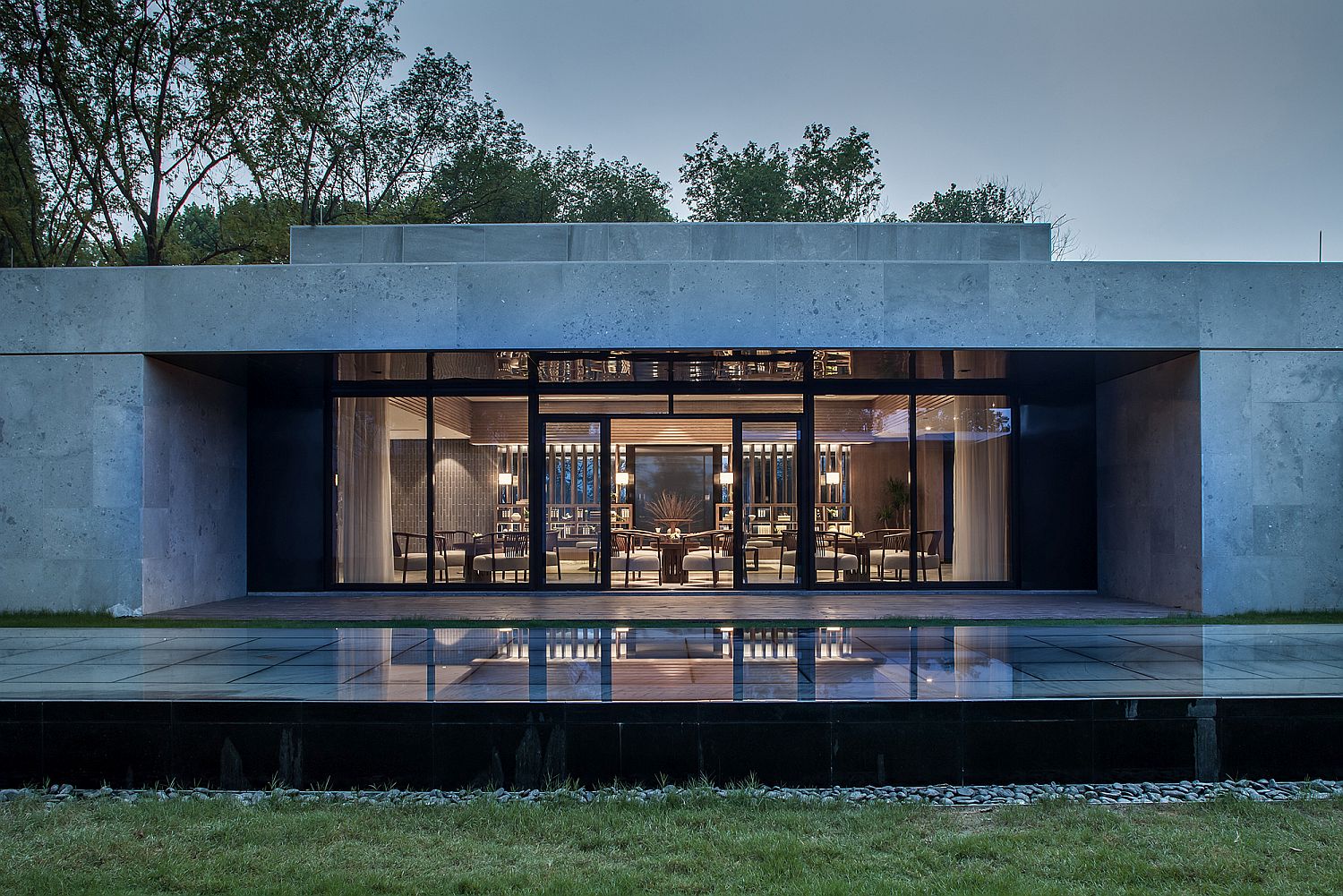 Tranquil Zen Aesthetics Welcome You at this Contemporary Chinese Teahouse