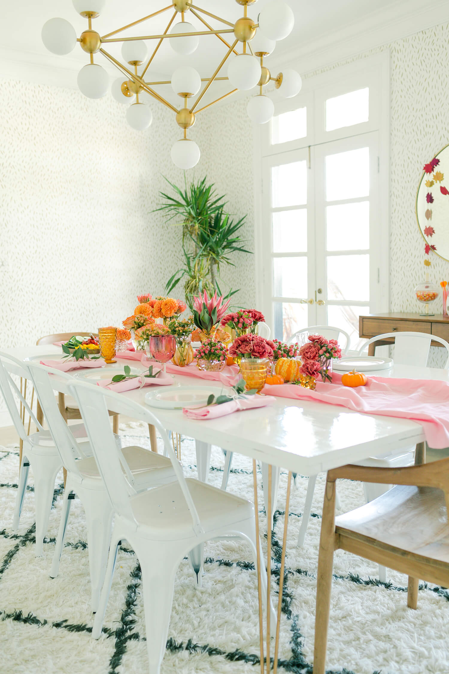 Fall tablescape from A Beautiful Mess