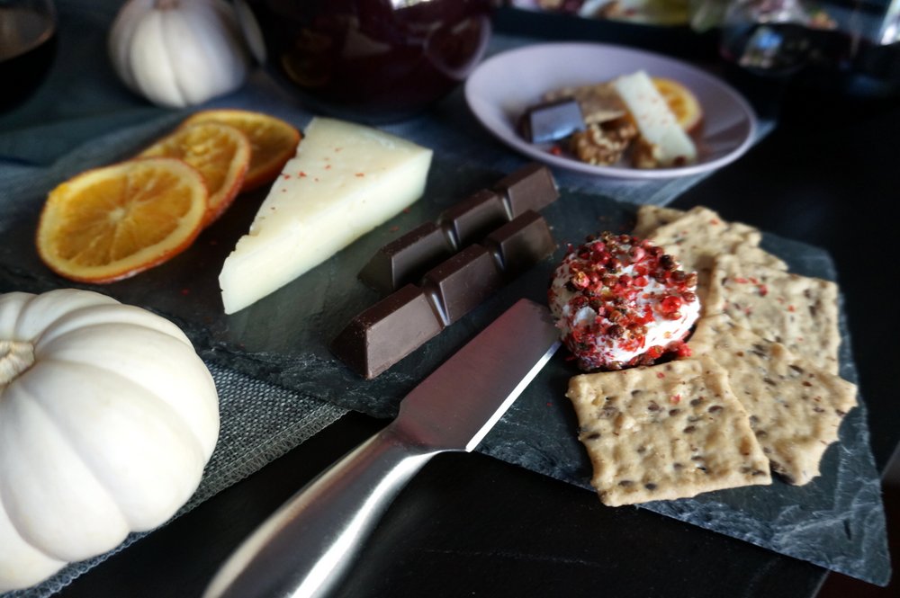 Halloween cheese plate idea