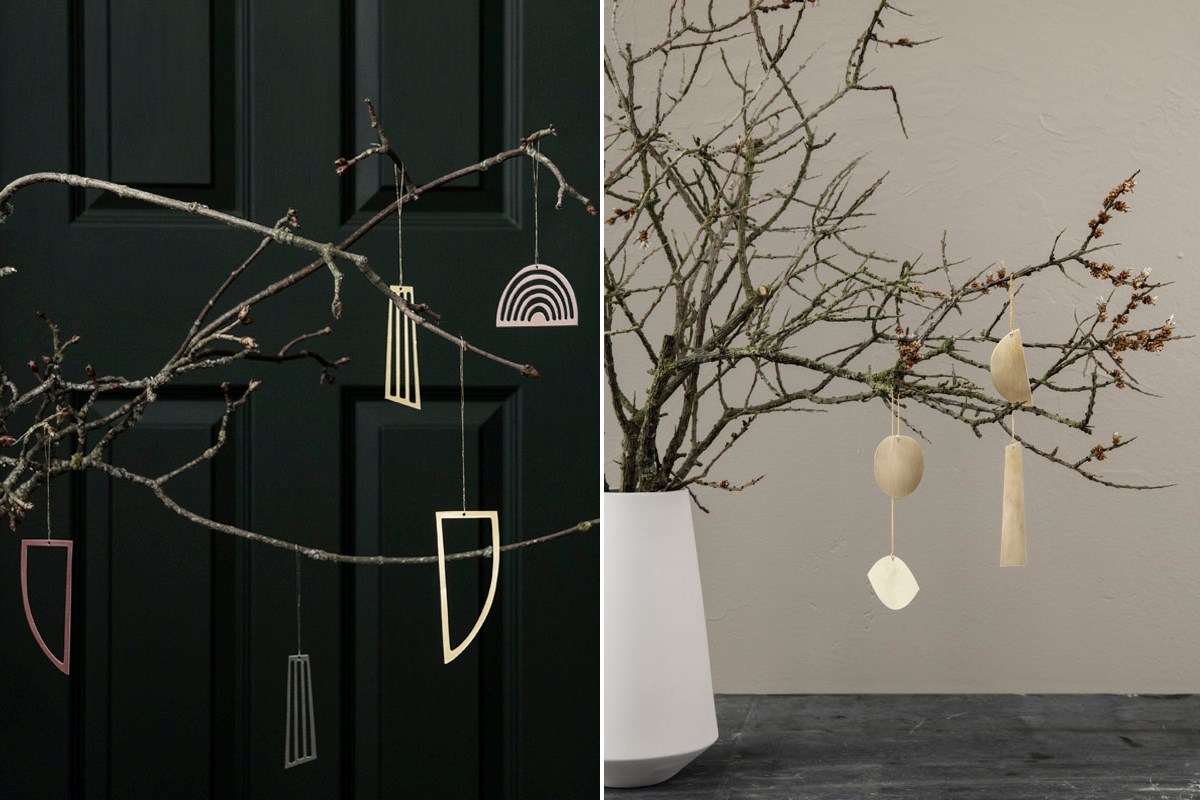 Holiday ornaments from ferm LIVING