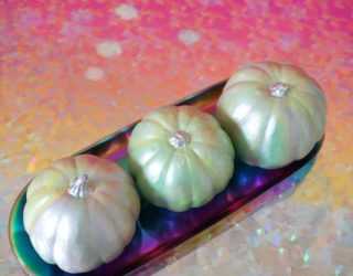 DIY Iridescent Pumpkins