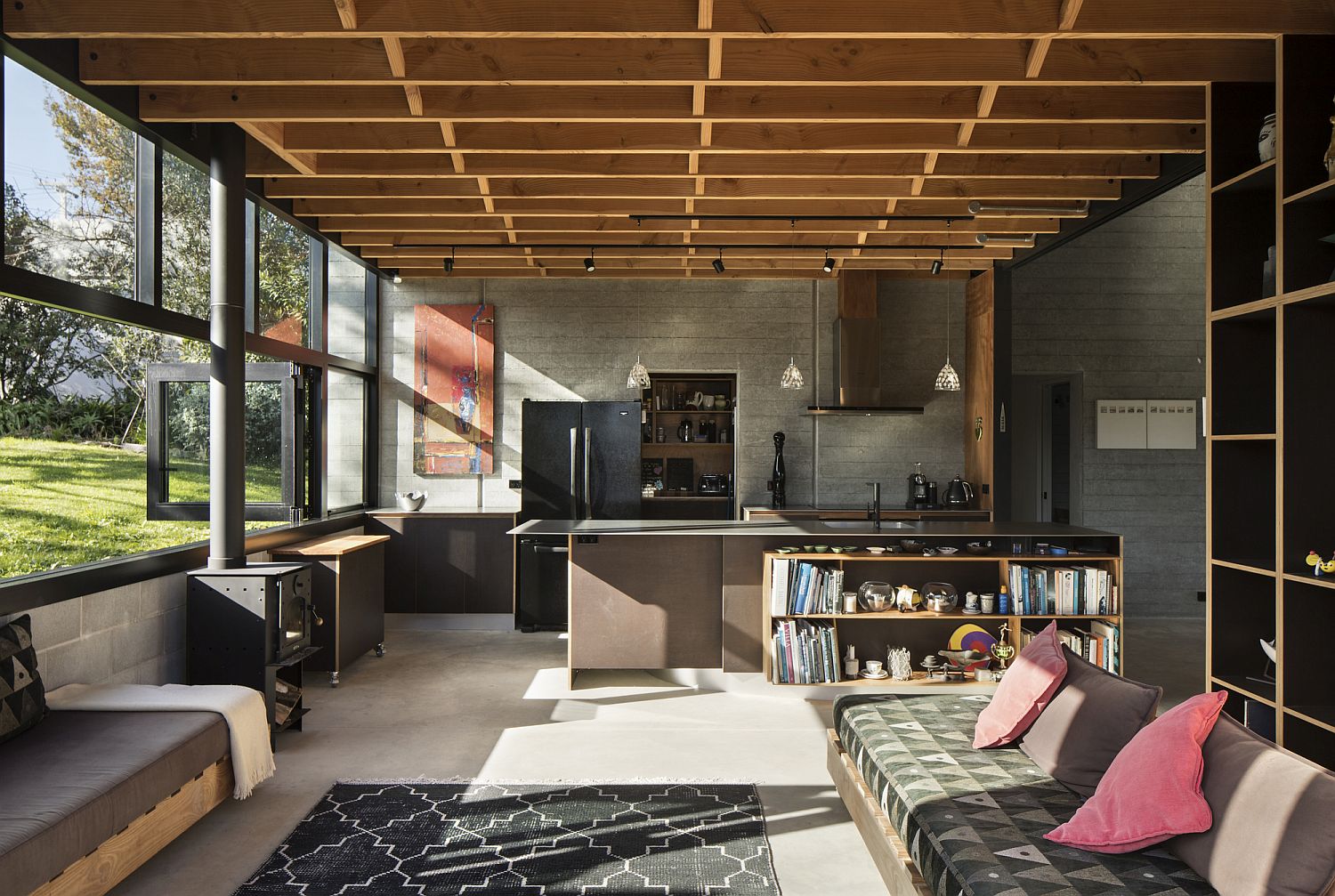 Kitchen-and-sitting-area-with-mezzanine-level-above