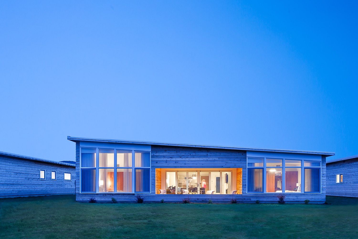 Lovely large windows bring the gorgeous landscape inside