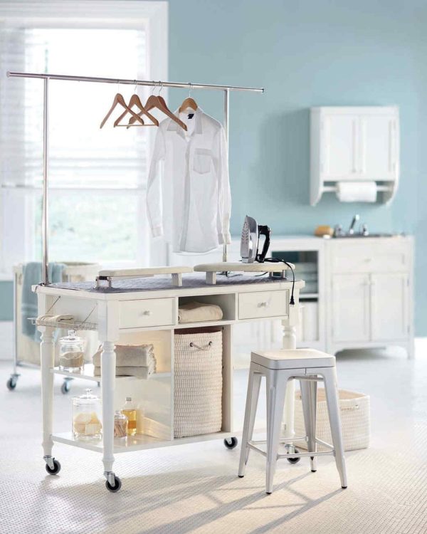 Laundry Room Carts 12 Mobile and SpaceSavvy Ways to Organize! Decoist