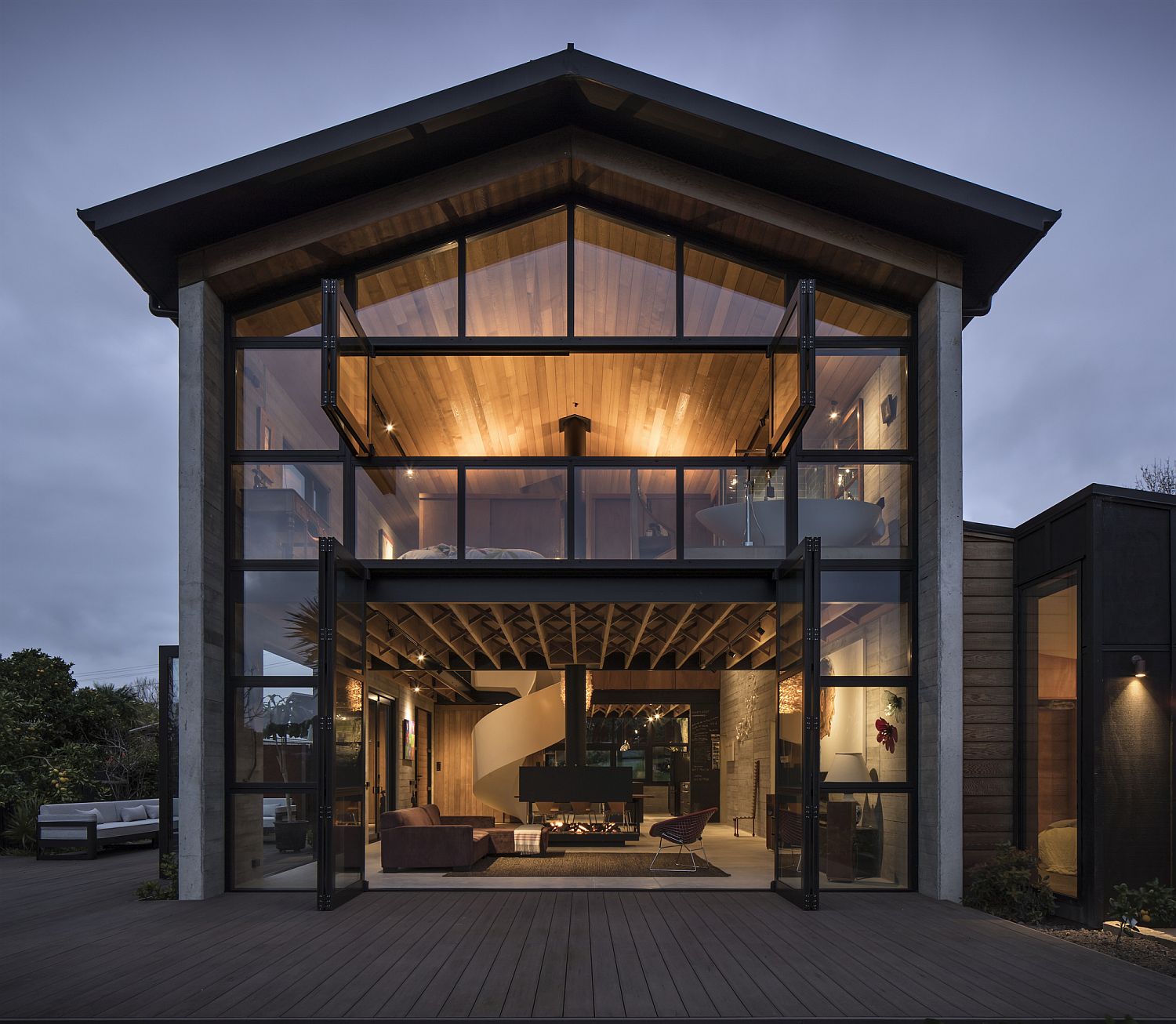 Anzac Bay House: Inspired by the Village Square with a Church!