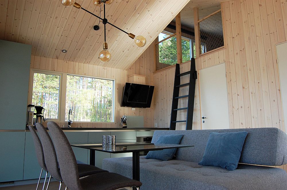 Modest-and-space-savvy-interior-of-the-Norwegian-cabin