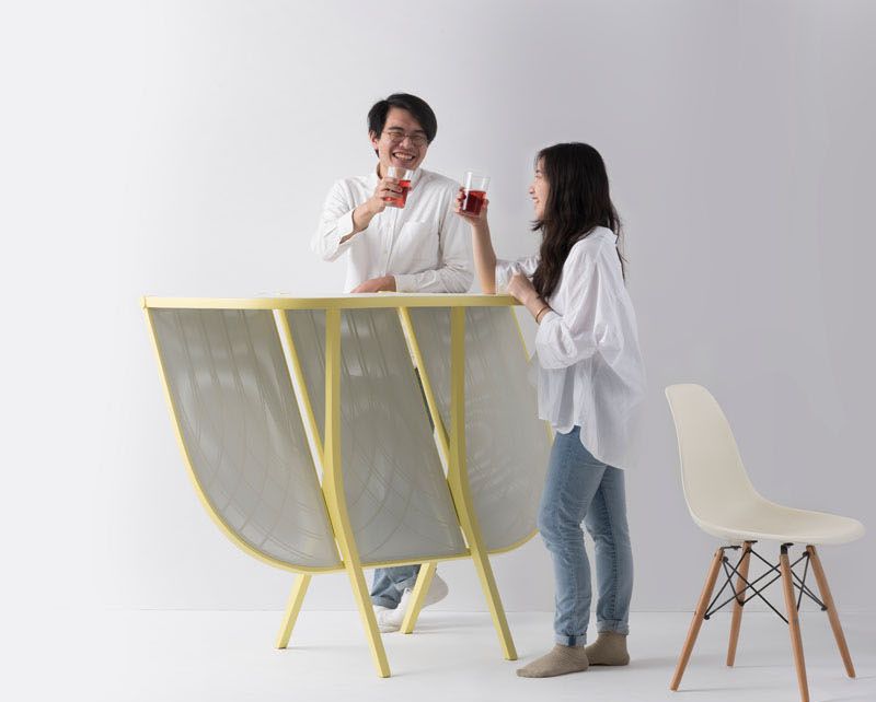 Multi-tasking room divider saves ample space