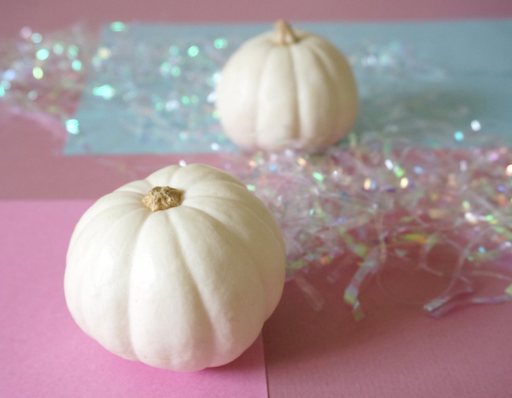 Small white pumpkins