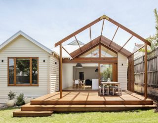 Gorgeous Gable House: Old Edwardian Timber Cottage with a New Rear Retreat