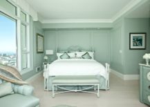 Transitional-bedroom-in-pastel-green-with-monochromatic-look-1-217x155