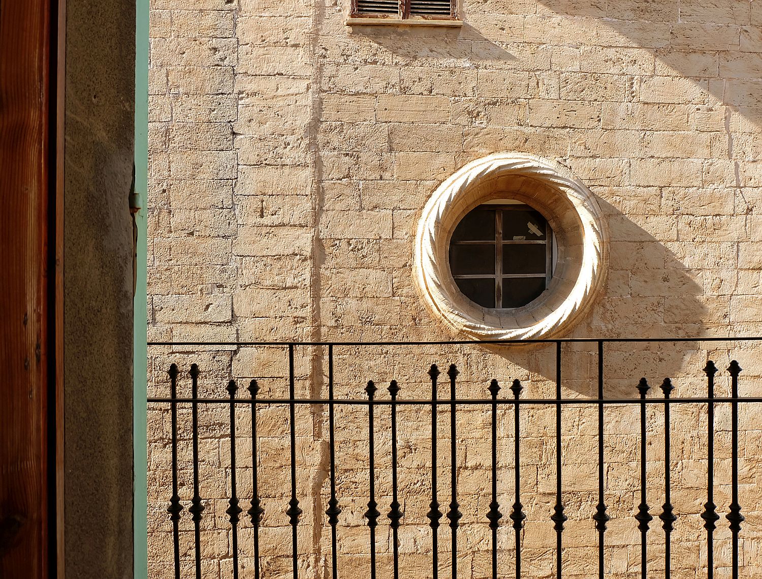 View outside the restored home in Spain