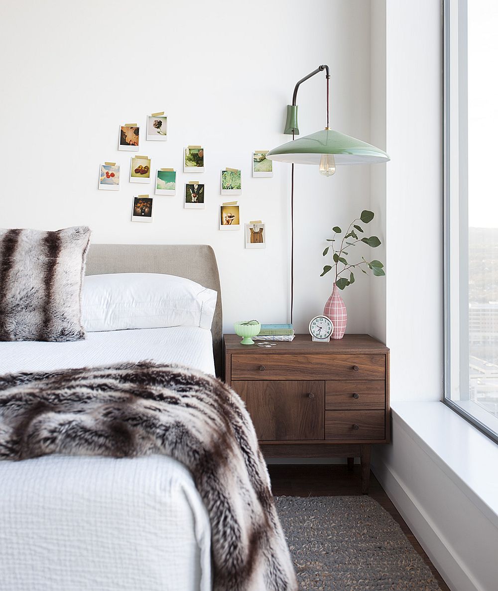 Well-lit girls' bedroom in white stays away from an overload of pink