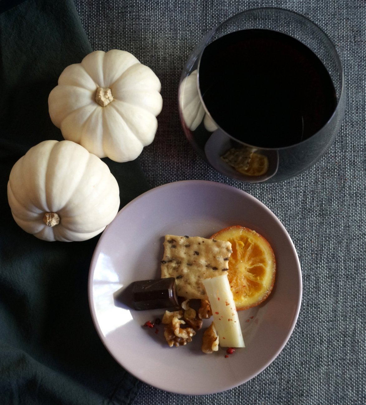 Wine and cheese for Halloween