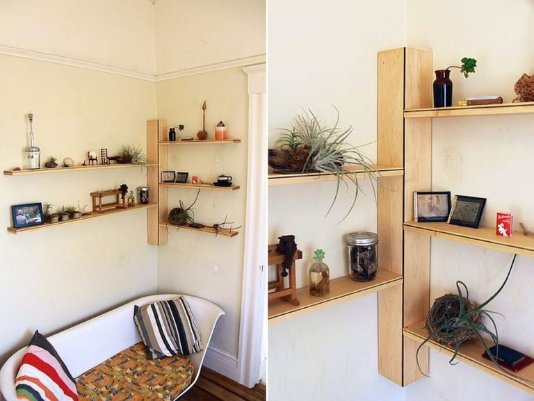 10 DIY Corner Shelf Ideas for Every Room of your Home Decoist