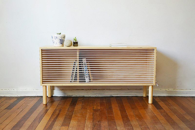 Cuerda sideboard inspired the design of boxing ring