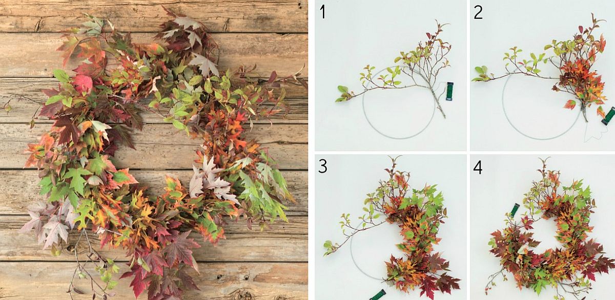 DIY Maple Wreath Idea