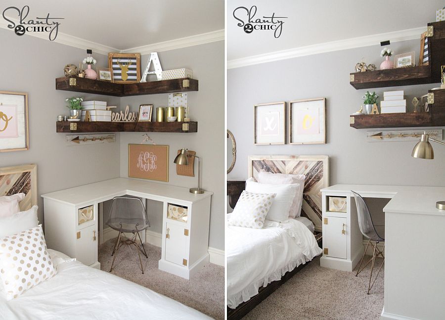 DIY-floating-wooden-shelves-in-the-corner-for-the-bedroom