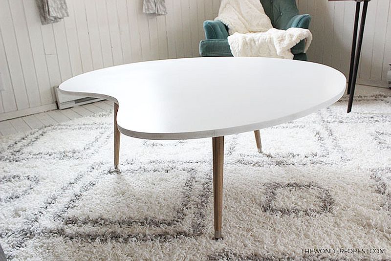 DIY mid-century coffee table for less than $50