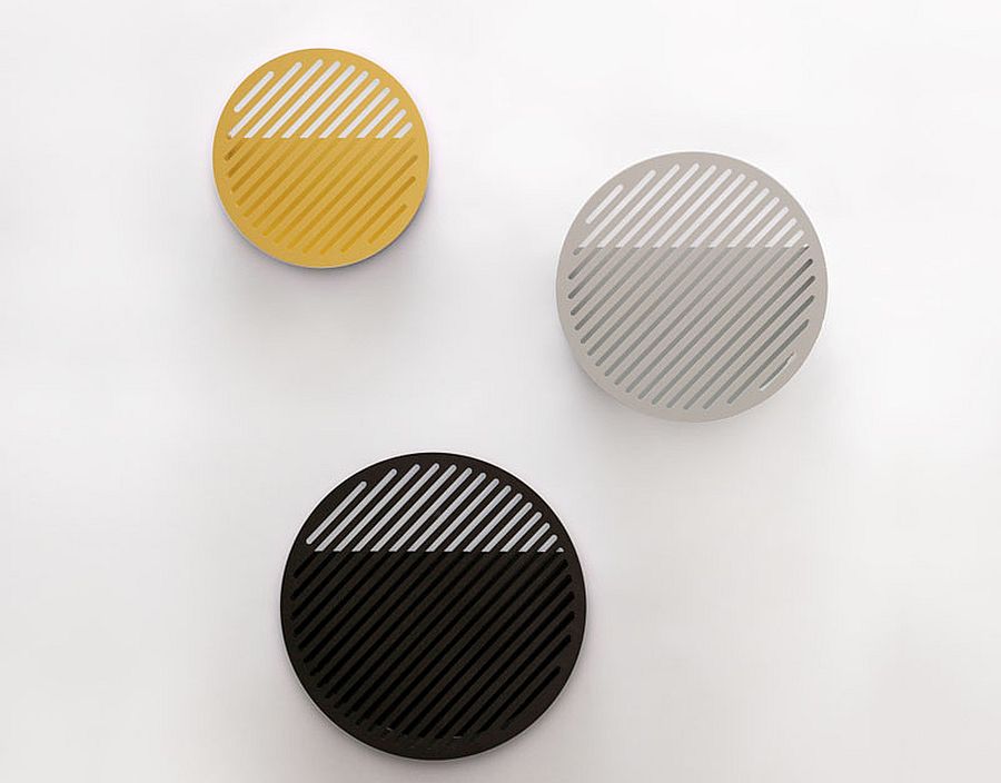 Give the minimal metallic baskets a colorful twist