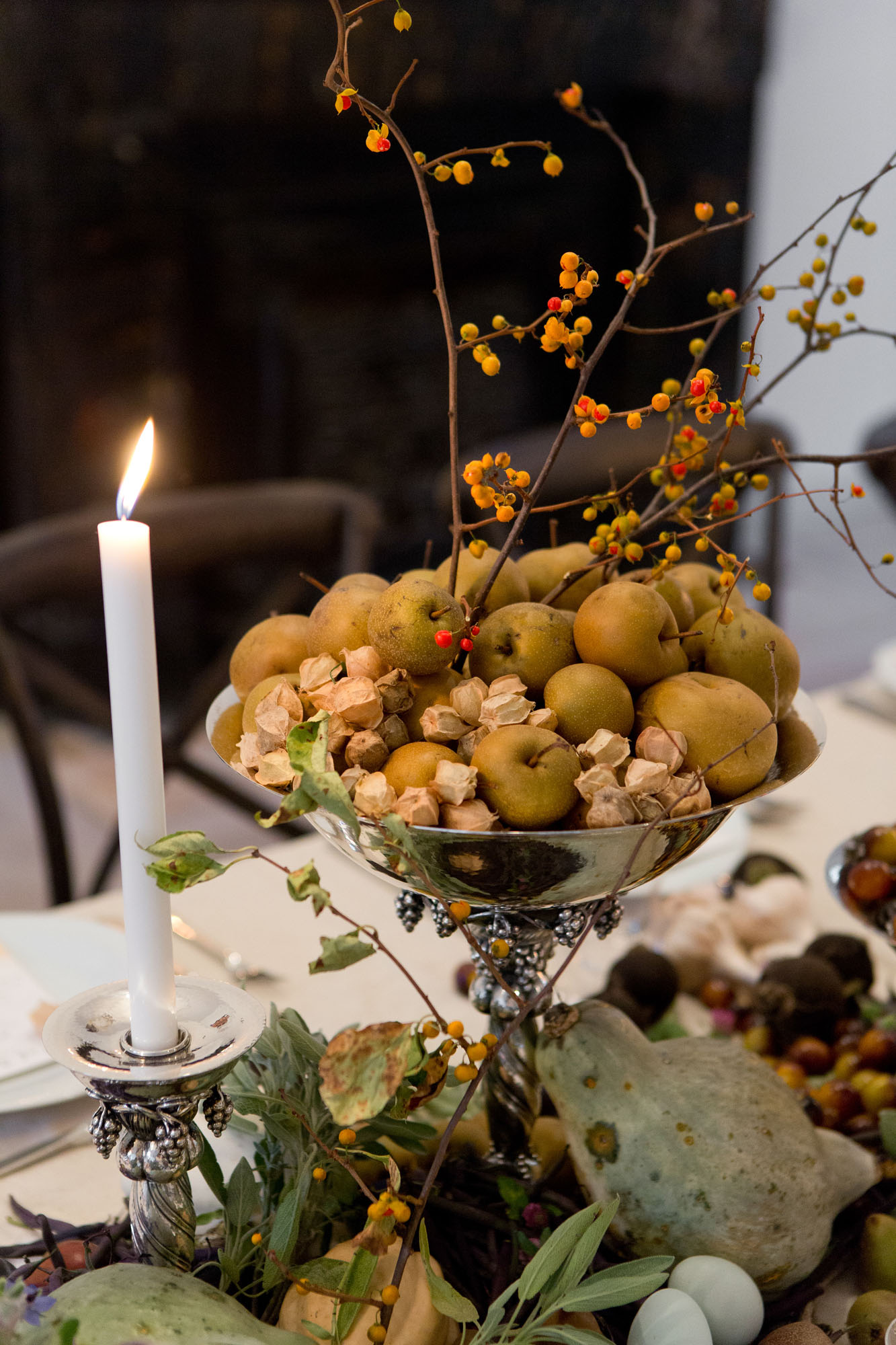 Gorgeous-fall-centerpiece