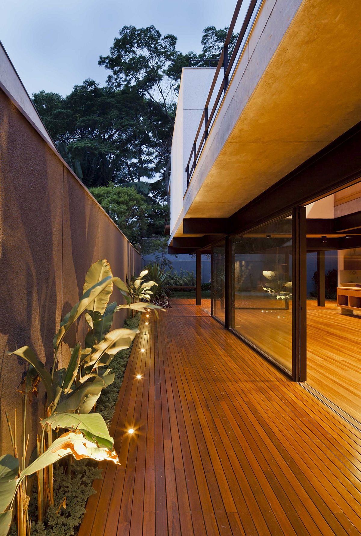 In-ground-lighting-for-the-wooden-deck-outside