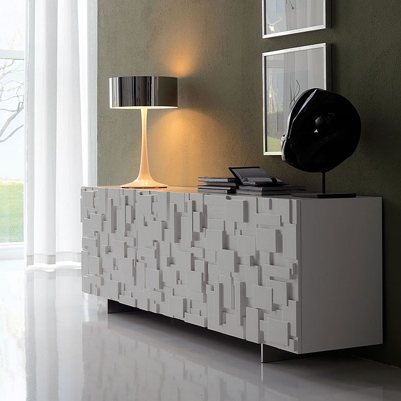 Labyrinth-sideboard-in-white-with-textured-finish