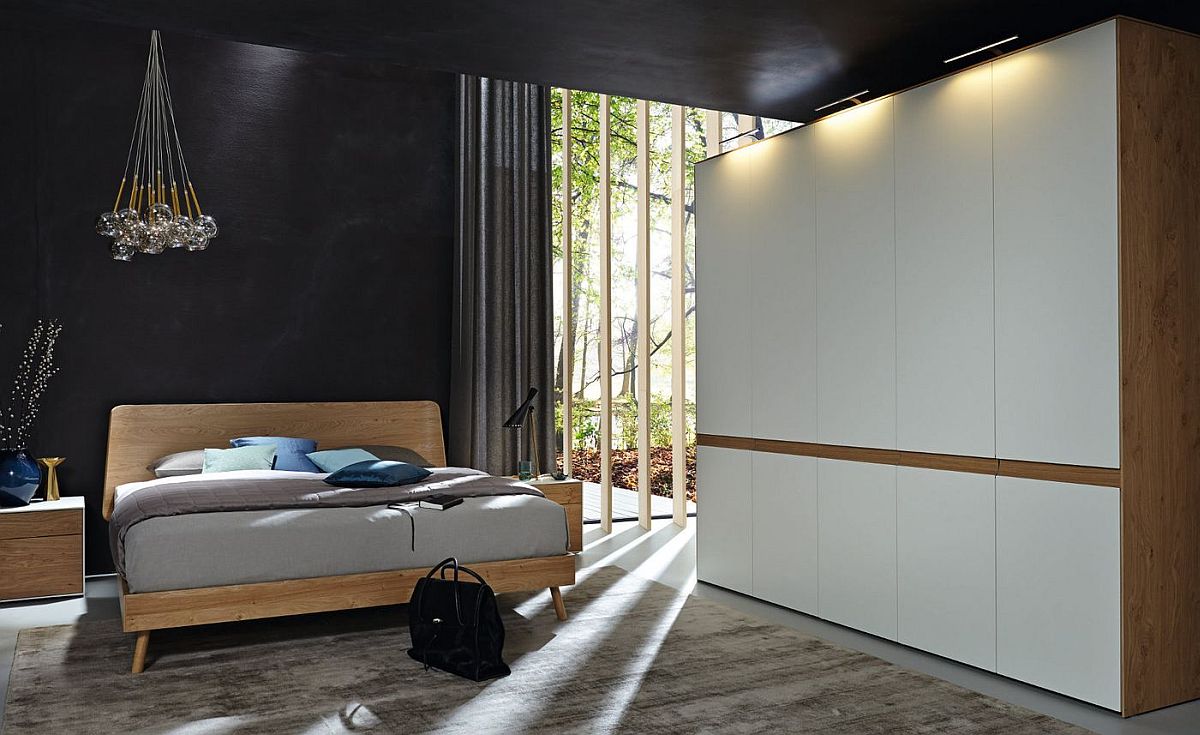 Modern and inviting bedroom collection LUNIS from Hulsta